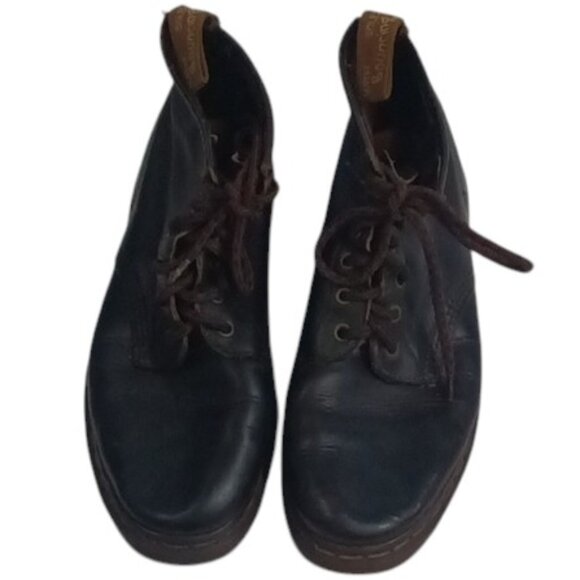 Dr. Marten’sMen's Dark Brown Leather 'Air Wair w/Bouncing Soles' Boots UK Made - Picture 5 of 11